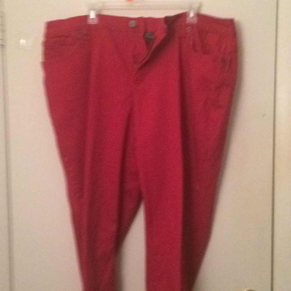 Coral Skinny Jeans.